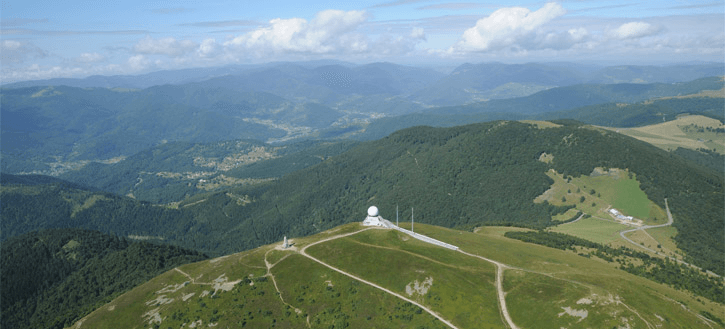 Grand Ballon, point culminant des Vosges à 22 km du gîte Jonquille