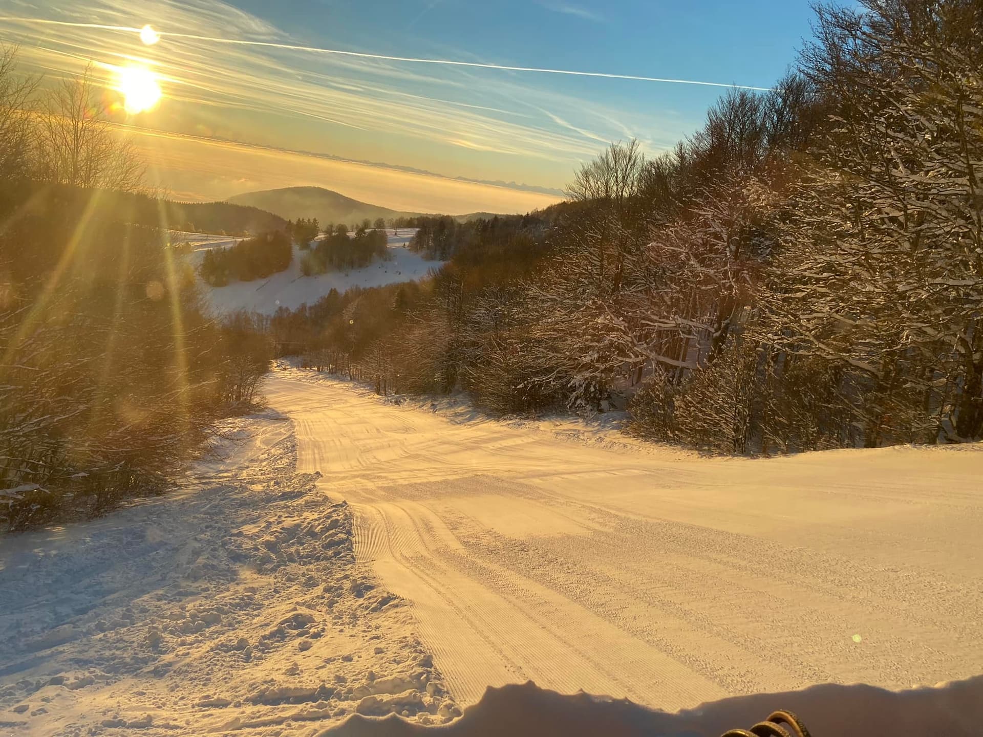 Domaine skiable du Markstein à 30 min du gîte Jonquille