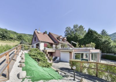 Extérieur du gite Gentiane