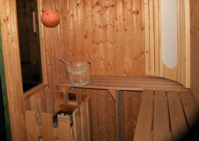 Sauna du gîte de groupe Gentiane